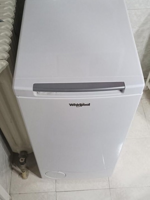 Whirlpool washing machine 7kg and Pitsos inox fridge used set