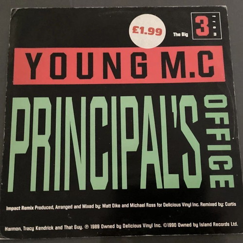 Young M.C. Know How and Principal's Office vinyl used