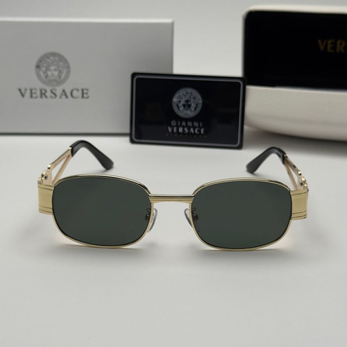 Versace Gold Medusa Vintage Edition sunglasses new, green lenses