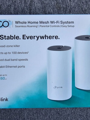 TP-Link Deco M4 AC1200 Whole Home Mesh Wi-Fi σε σαν καινούργιο, σετ 2 τεμαχίων
