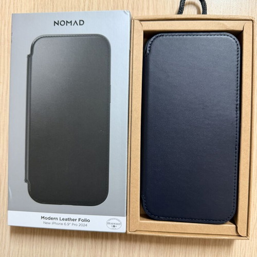 Nomad leather folio case for iPhone 16 Pro Max new