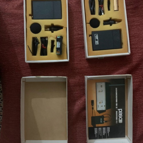 Vintage Paso MA 22 Wireless Lavalier Microphone used, complete set
