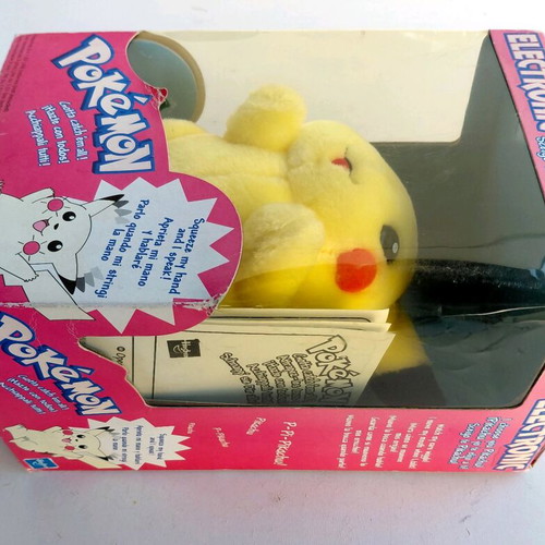 Pokemon Electronic I Choose You Pikachu 1998 Nintendo new