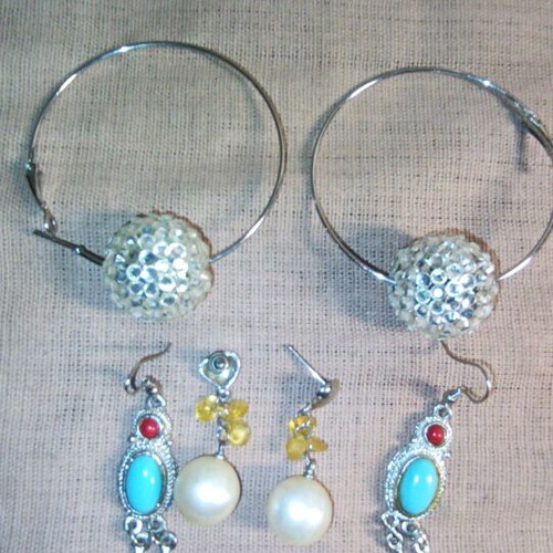 Bijou lot used with turquoise stone bracelet