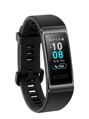 Huawei Band 3 Pro waterproof with heart rate monitor black with charger used