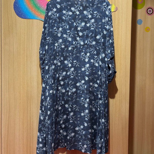 Attrattivo floral dress like new, white and blue, size M