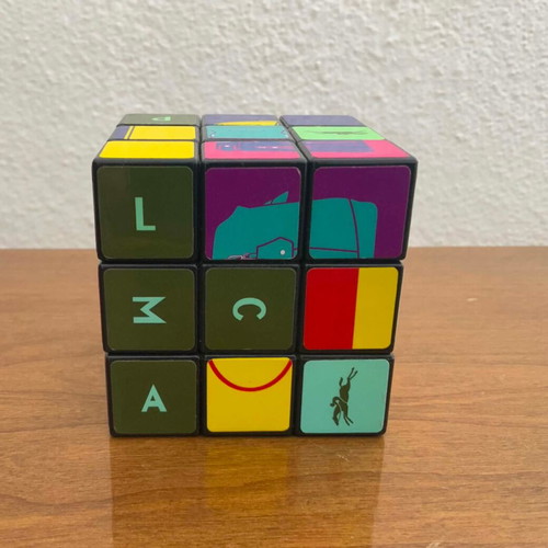 Rubik's Longchamp Cube promotional collectible used