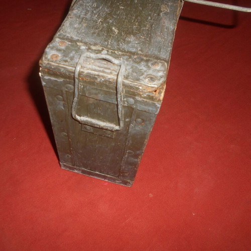 Wooden British Army WWII 1945 Ammo Box used