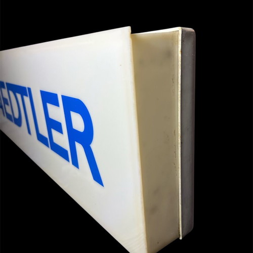 Staedtler illuminated sign used, 110x26, 1980s