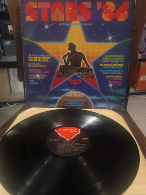 Stars '86 vinyl used, pop rock synth-pop euro-disco compilation