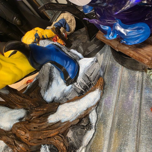 Wolverine X-Men resin figure, airbrushed