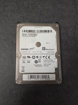 Samsung Momentus Laptop 500GB ST500LM012 HDD used