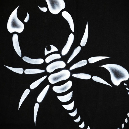 Handmade Unisex Scorpion Airbrush Tank Top XL