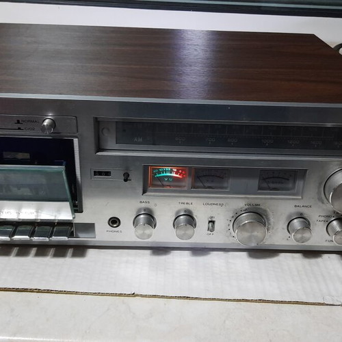 Vintage GBC Stereo Center used, AM/FM radio, cassette player, amplifier