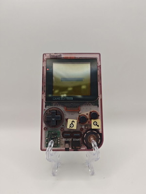 Gameboy Pocket Atomic Purple μεταχειρισμένο, επίσημη κονσόλα Nintendo