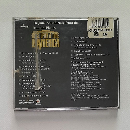Once Upon A Time In America soundtrack CD used, classical