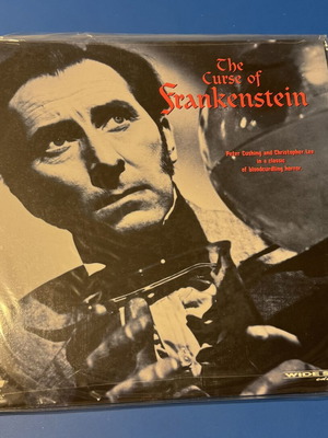 The Curse of Frankenstein Laserdisc used