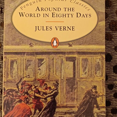 Around the World in Eighty Days by Jules Verne like new foreign language book