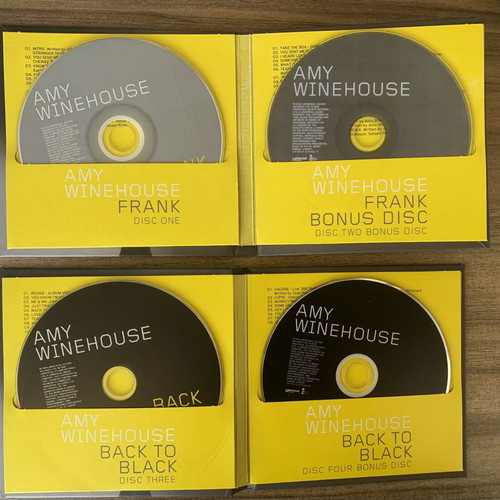 Amy Winehouse Frank & Back To Black 4 CD box set premium edition like new
