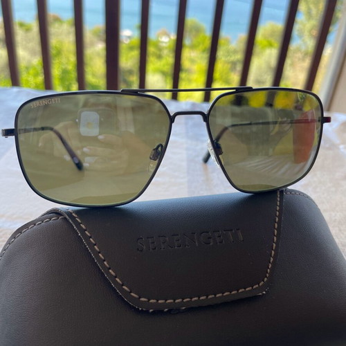 Serengeti Agostino sunglasses new, black and brown