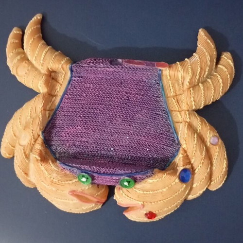 Decorative crab with various colors