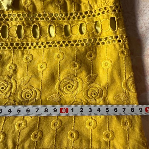 Killah summer women dress, used, size M, mustard color