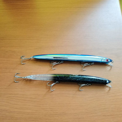 Artificial Lures like new blue blooowinb165f slim 16.5cm 24gr