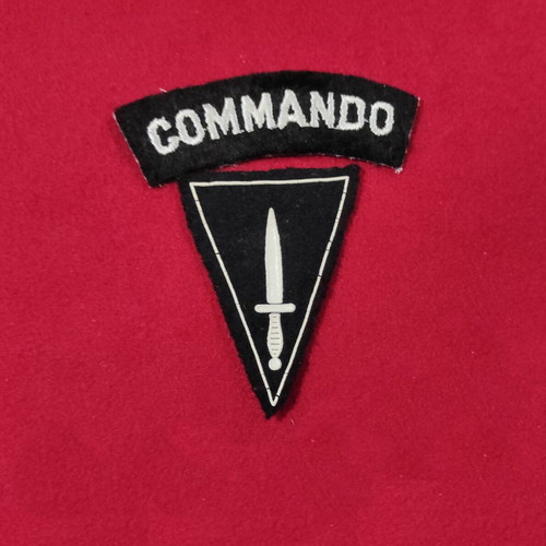 Embroidered Patch of 2nd Commando Company Belgian Army like new