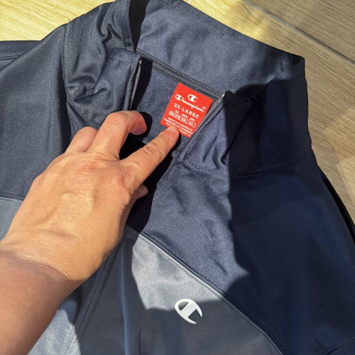 Champion men's sports jacket like new, size 3XL, blue
