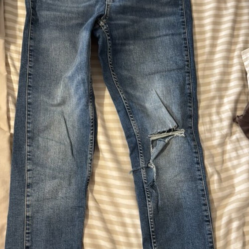 Zara jeans size 38 used, blue