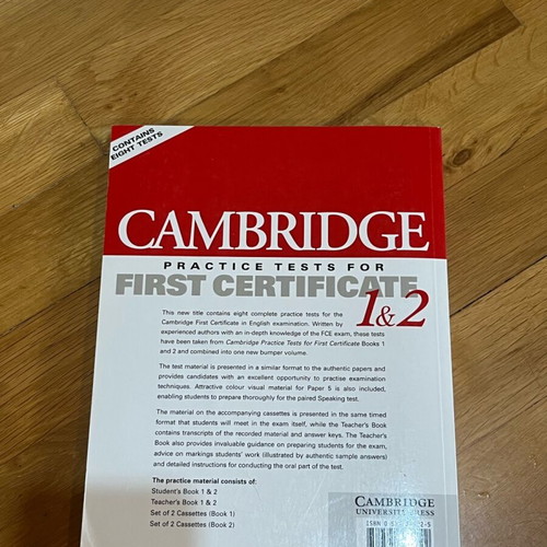 Test for Cambridge μεταχειρισμένο βιβλίο αγγλικών