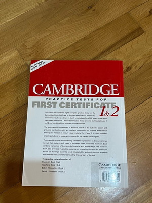 Test for Cambridge μεταχειρισμένο βιβλίο αγγλικών