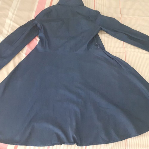 Denim dress new, slim alpha line, blue, size S
