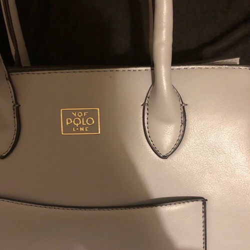 VQF Polo Line gray women's shoulder and crossbody bag like new