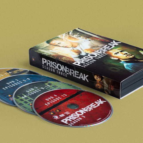 Prison Break Season 2-3 DVD with Greek subtitles