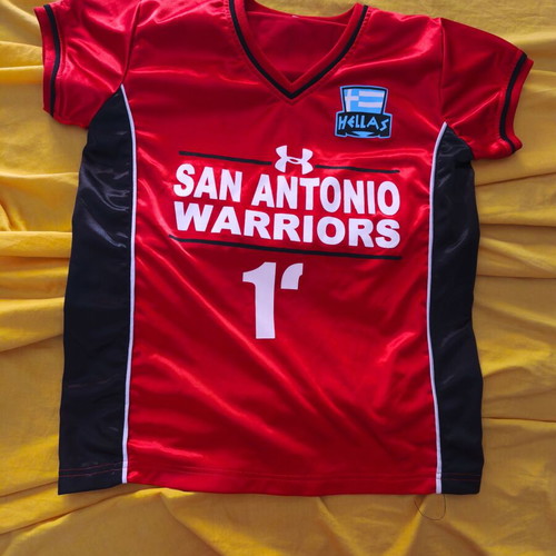 San Antonio Warriors Under Armour collectible jersey like new