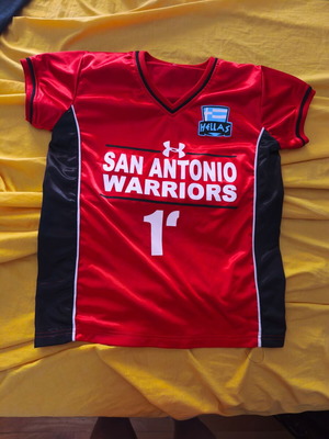 San Antonio Warriors Under Armour collectible jersey like new