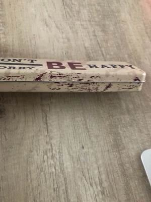 Metal pencil case used