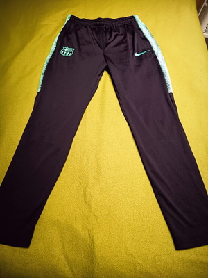 FC Barcelona Track Pants Nike men's new, purple and turquoise