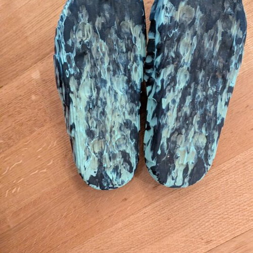 Adidas Adilette 22 slides like new, black and mint