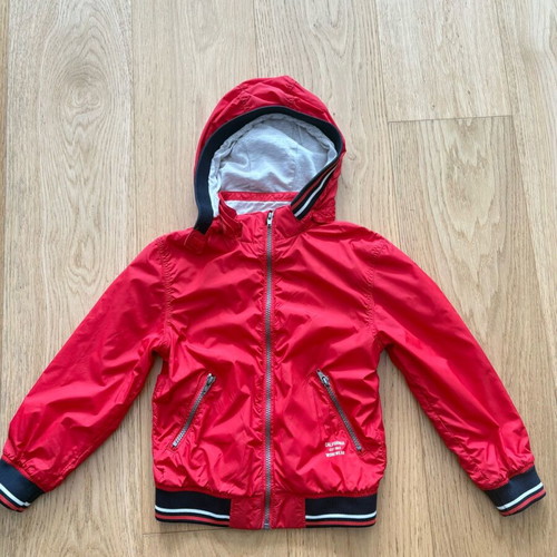 H&M jacket like new, windbreaker, size 6-7 years, red