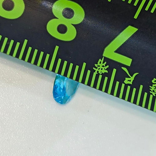 Blue Topaz semi-precious stone oval cut like new