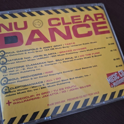 Nu-clear dance CD used