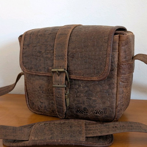 Rock & Roll leather camera bag used