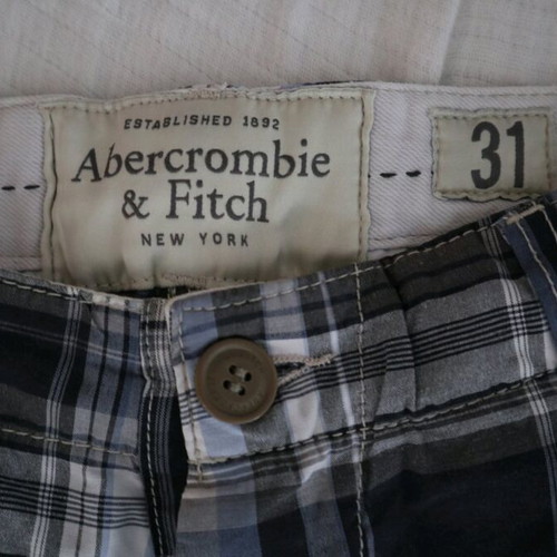 Abercrombie & Fitch Bermuda like new, size M, white and blue