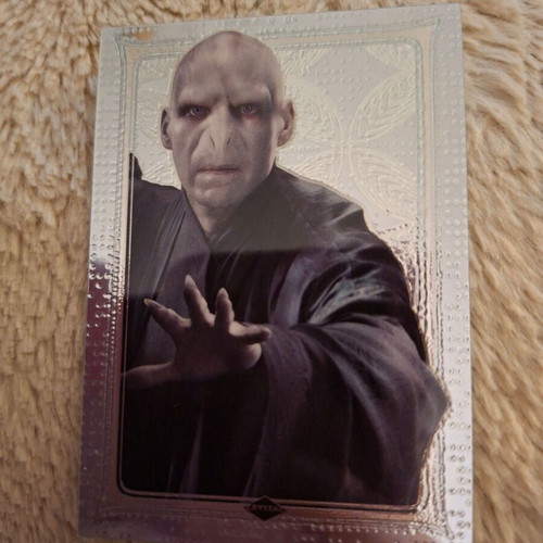Harry Potter crystal Lord Voldemort collectible card new, Warner Bros
