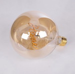 Globostar Home 99254 E27 G125 LED Bulb 2.4W 204lm Ultra Warm White 2200K new