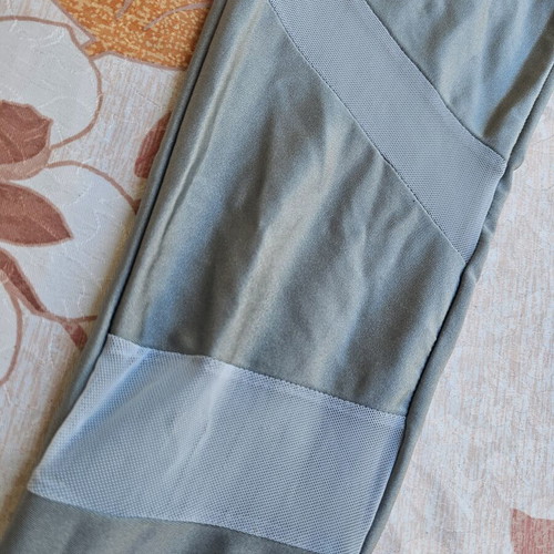 Shiny leggings used, gray, size Medium