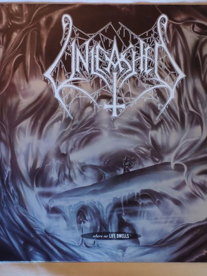 Unleashed Where No Life Dwels vinyl used, 1991, black