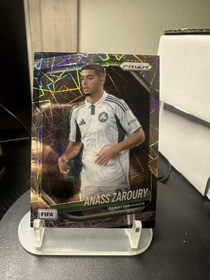 2025-26 Panini Prizm FIFA κάρτα Anass Zaroury Laser Prizm PAO καινούργια